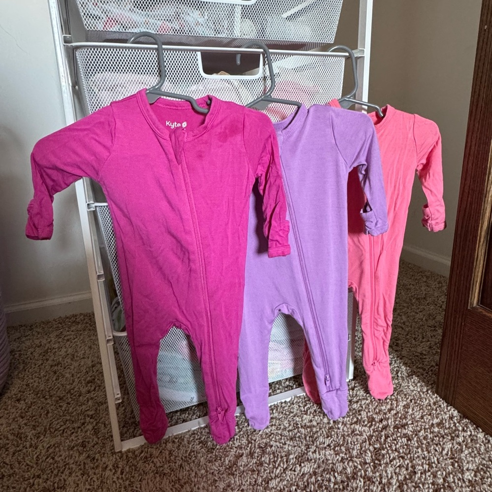 Kyte BABY Kids Footies - Raspberry, Poi, Guava